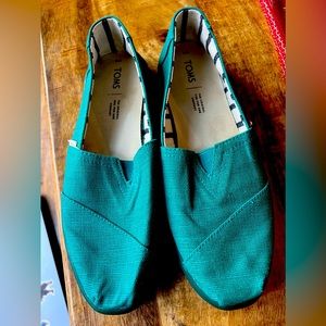 Turquoise Toms monochromatic alparagatas Women’s 9